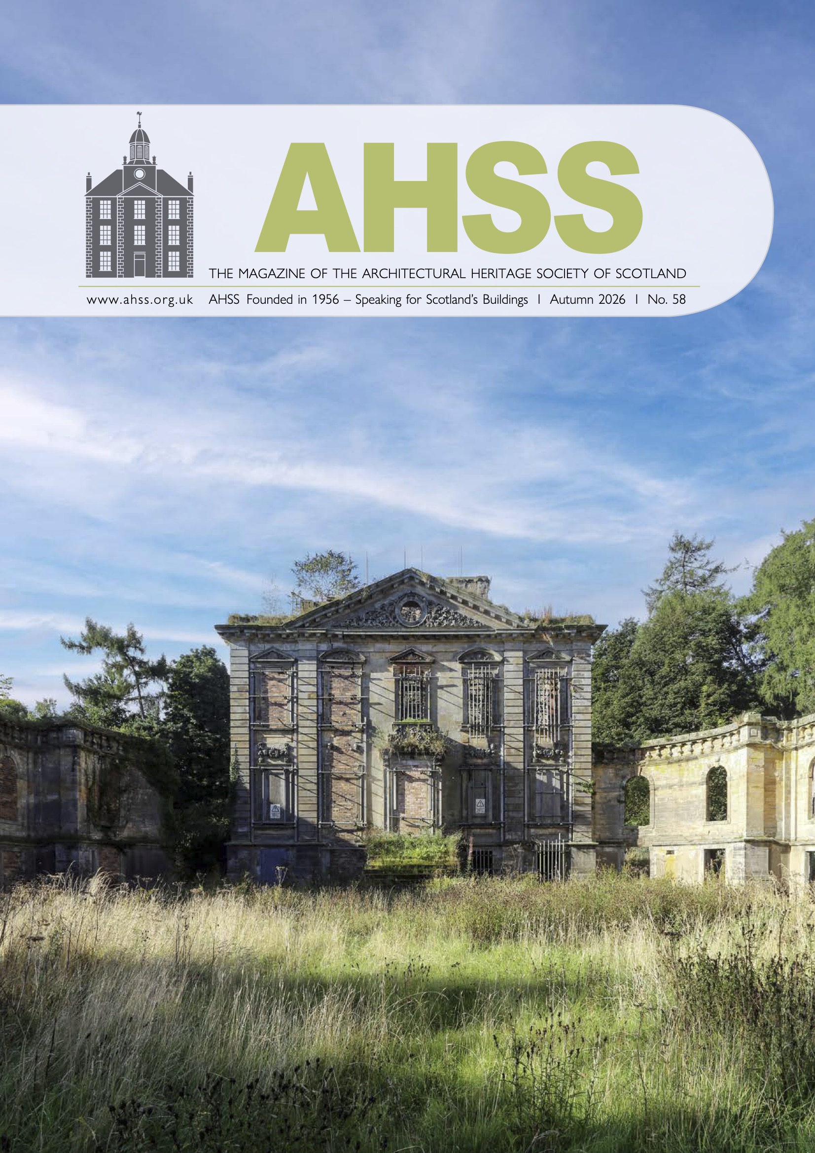 Autumn 2026 AHSS Magazine Issue 58 cover